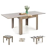 Arathorn Extendable Dining Tables, Save Space Expandable Wooden Style Table for Dining Room, 4-8 Sea