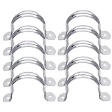 Passend für Rohrgröße: 5,1 cm. Gesamtgröße: 115 x 26 x 55 mm (L x B x H); Lochdurchmesser: 6 mm; Abstand der Befestigungsbohrung: 93 mm