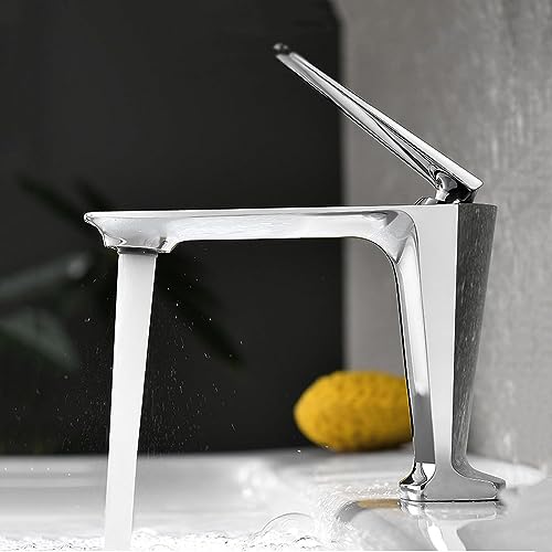 Robinet lavabo anti-gaspillage d'eau chaude et froide pour une salle de bain sans fuite