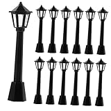 Scène de lampadaire - le modèle de lampadaire est fait de matière plastique, très délicat et pour une décoration , modèles de lampadaires miniatures