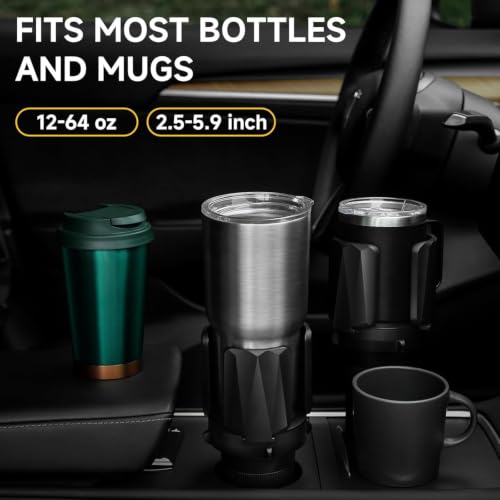 Support gobelet pour Renault Megane 4, la solution pour les grandes bouteilles