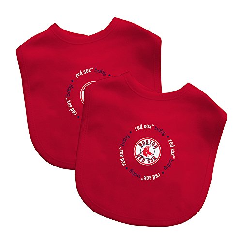 Baby Fanatic Team Color Bibs, Boston Red Sox, 2-Count