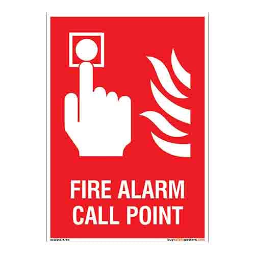 Buy buysafetys.com - Fire Alarm Call Point Sign in English - PVC ...