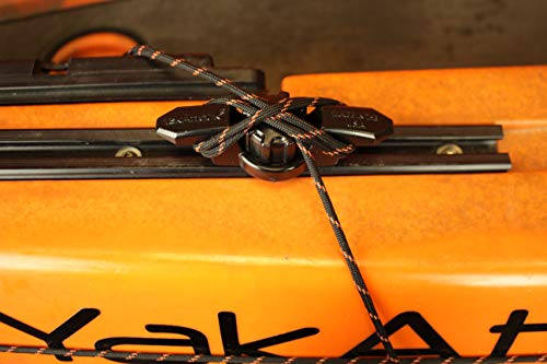 Yakattack Track Mounted Gt Line Cleat, Black - Ams-1012 #TOP4