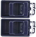 Garage-Pro Interior Door Handle SET Compatible with 1986-1994 Nissan D21, Fits 1995-1997 Nissan Pickup Front, Driver and Passenger Side Blue