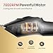 OLOV PROFESSIONAL Hair Clippers for Men, Cordless Hair Clipper Kit, Adjustable 4 Length Setting, 2-Speed Settings, Replaceable Ceramic Blade Heads, Rechargeable Hair Clippers for Family (Black)