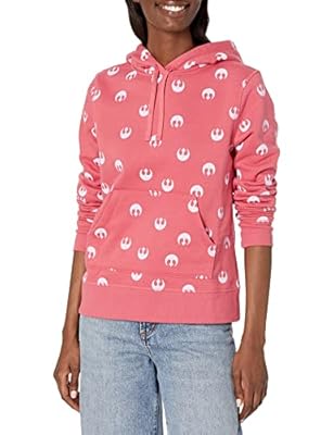 Amazon Essentials Disney | Marvel | Star Wars | Princess Sudaderas de Forro Polar con Capucha (Disponible en Tallas Grandes) Mujer, Rosa Star Wars Rebelde, XL | Ya disponible en tu tienda friki favorita! En mundofriki.es!