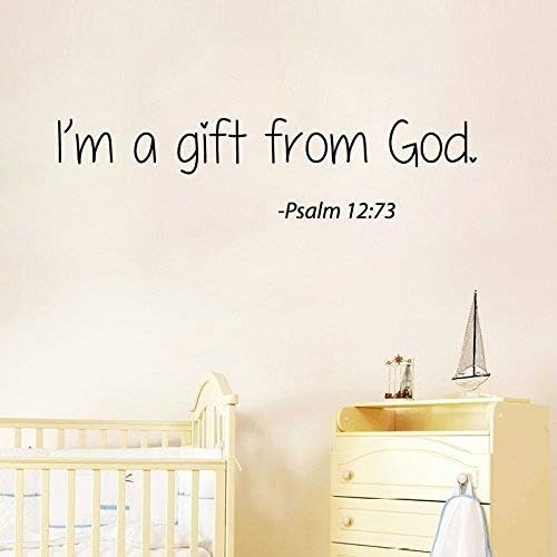 KT114 - Adhesivo decorativo para pared, diseño de salmo