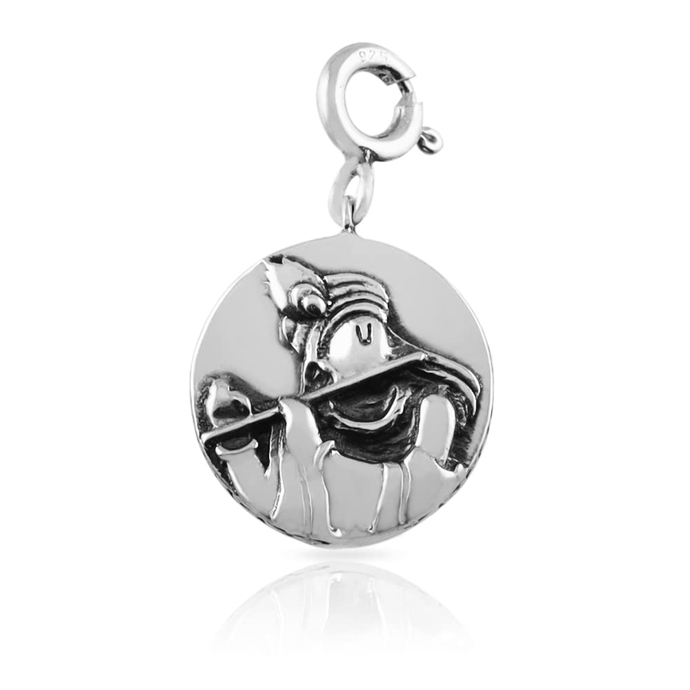 FOURSEVEN Jewellery 925 Sterling Silver Radha Krishna Aashirwaad Silver Charm Pendant, Fits in Bracelets, Chains and Necklace | Gift for Men and Women FOURSEVEN Jewellery 925 Sterling Silver Radha Krishna Aashirwaad Silver Charm Pendant, Fits in Bracelets, Chains and Necklace | Gift for Men and Women