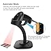 Esup Barcode Scanner with Stand USB Barcode Scanner Wired Handheld Laser Barcode Reader with Adjustable Stand (with Stand)
