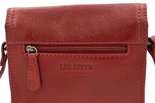 Image of Briomhar Irish Women's Leather Shoulder Bag - Celtic Knot Design Made in Ireland
