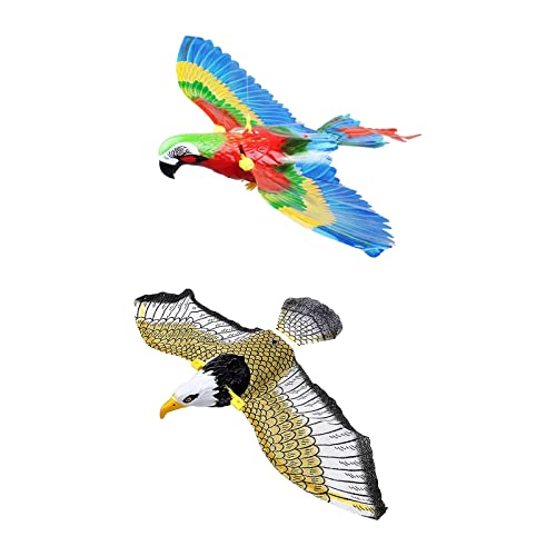 STYLEHEAVEN Simulation Bird Interactive Cat Toy Exerciser Educational Toys Flying Birds Parrot