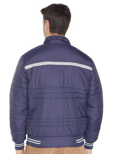 Image of Qube By Fort Collins Men's Polyester Standard Length Regular Fit Lightweight Winter Jacket - Sporty, Stylish & Warm Outerwear for Cold Weather
