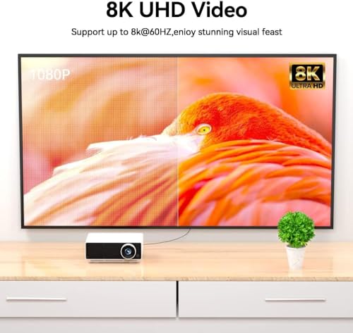 Image of Tobo HDMI Magnetic Adapter, 8K@60Hz HDMI 2.1 Female to Male Adapter Connector, Support 8K@60Hz /4K@120Hz 48Gbps UHD 2160P 1080P 3D, HDR, ARC for Laptop TD-1202H