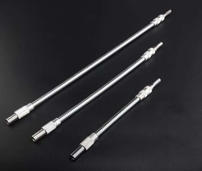 Spare Part for 300mm Metal Flexible Shaft Crankshaft Screwdriver Link for Electronic Drill Connection Shaft Connect Rod Extension