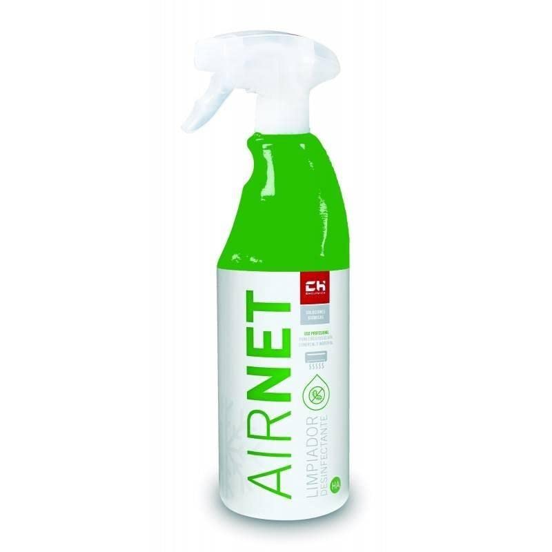 REPORSHOP - Airnet Desinfectante 750ml Limpiador Desengrasante Circuitos Aire Desinfectante Bactericida