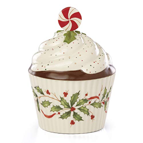 Lenox Holiday Bakeshop Cupcake Candy Dish