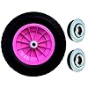 SYTZTOOLS 3.50/4.00-8 ROZE 14 “PUNCTURE PROOF LANCERING TROLLEY WIELEN WIELEN 20MM LAGERS