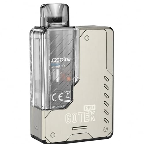 Aspire GOTEK PRO Pod Vape Kit [Titanium] Refillable Rechargeable