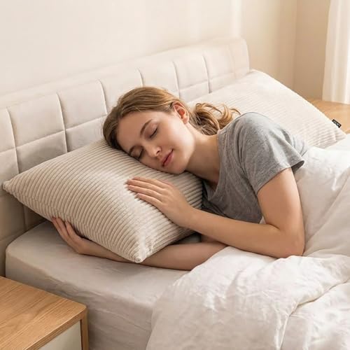 Corduroy Long Cushion 40×120cm with Inner Pad, Soft Rectangular Body Pillow 30×50 40×60 50×70 for Sofa and Bed, Decorative Bolst