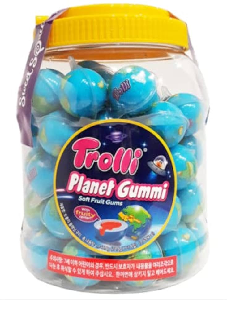 たかい☆地球グミ新品未開封 60 61個 8ケース Trolli トロリー 楽天市場】【大容量-61個】トローリ 地球グミ 61個(1ボトル