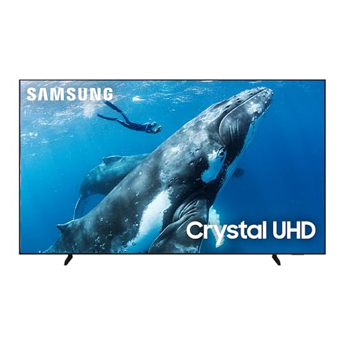 SAMSUNG 98-Inch Class 4K Crystal UHD DU9000 Series HDR Smart TV, Object Tracking Sound Lite, Motion Xcelerator 120Hz, Supersize Picture Enhancer, Mega Contrast, Alexa Built-In (UN98DU9000, 2024 Model) - 98-Inch - TV Only