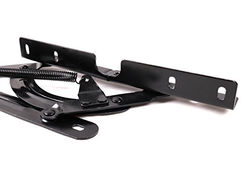 Sofa Bed Bedding DIY Furniture Adjustable Spring Mechanism Triple Click Futon Sleeper Sofa Bed Hinge Hardware (Black) - Thumbnail 7