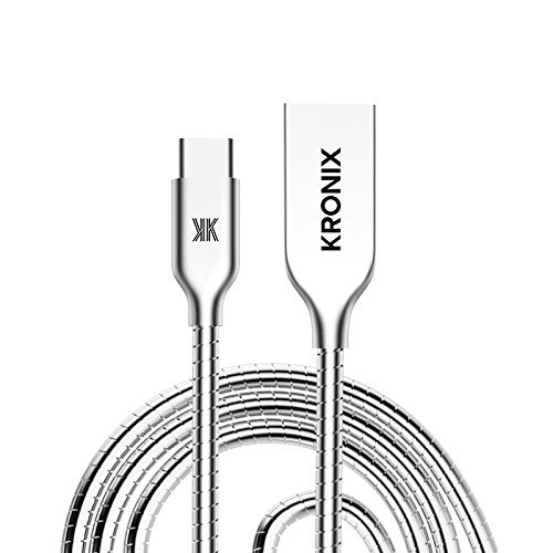 Micro USB Cable (3.3feet) Kronix with Zinc Alloy Body, the Premium Durable Cable for Fast Charge 2.4A, High Speed 3.0, for Kindle, Android Devices, Galaxy, Nexus, Blackberry Nokia, Motorola and More