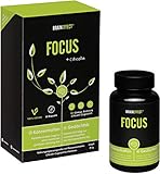 ✔ BRAIN STIMULATION FÜR MEHR FOCUS - Innovative Kombination von Brahmi, Piperin, Vitamin B5/B12, Ginseng und Acetyl-L-Carnitin für dein nächstes Level, egal ob für Büroathleten, Studenten, Gamer, Alltagshelden und Spitzensportler.