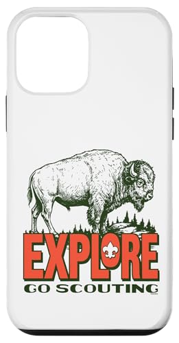 Explore! Go Scouting Bison Outdoor Adventure Cub Scouts BSA �X�}�z�P�[�X iPhone 12 mini �p