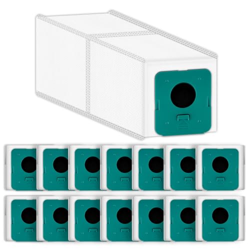 (15 pièces) Sacs à poussière de remplacement VCA-ADB95 compatibles avec l'aspirateur-balai sans fil Samsung Bespoke Jet, sacs jetables VCA-ADB953, sac de collecte automatique de poussière