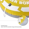 Thicken Raft Inflatable Kayak Inflatable Boat Canoe-1 Person Inflatable Fishing Boat Floaties Kayak Yellow PVC Boat Touring Kayak Swimming Pool Lake Toys for Adults #5