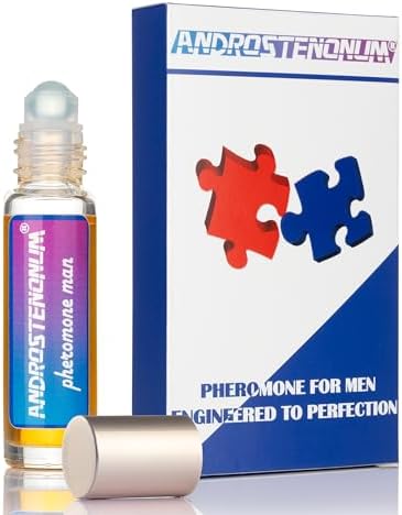 Pheromone Cologne for Men ANDROSTENONUM Mens Cologne Roll On Oil 0.34 Fl Oz
