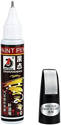Jspoir Paint Repair Pen Fix It Pro Clear Car Coat Scratch Cover Remove Repair Painting for All Cars (Light Silver)