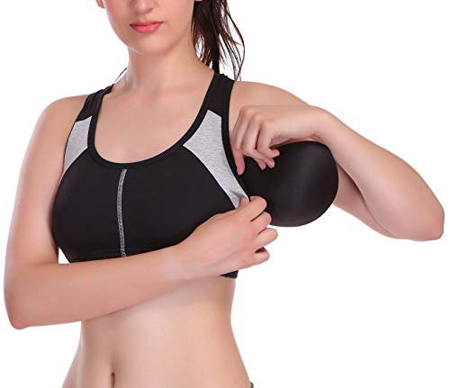 Image of Eve's Beauty Women's Cotton Padded Wire Free Sports Bra