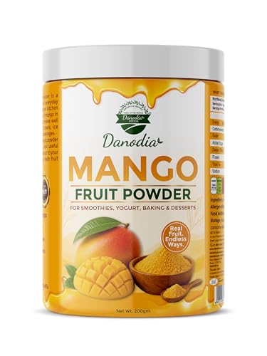 Danodia Foods Mango Powder, Smoothies & Baking, 250g Pack, Smoothie