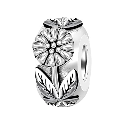 Andante-Stones - 925 Cuenta de Plata con Margarita para Cuentas European Beads Cover