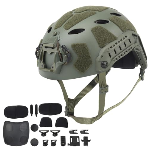 Casque tactique airsoft rapide WLXW militaire SF léger avec base NVG