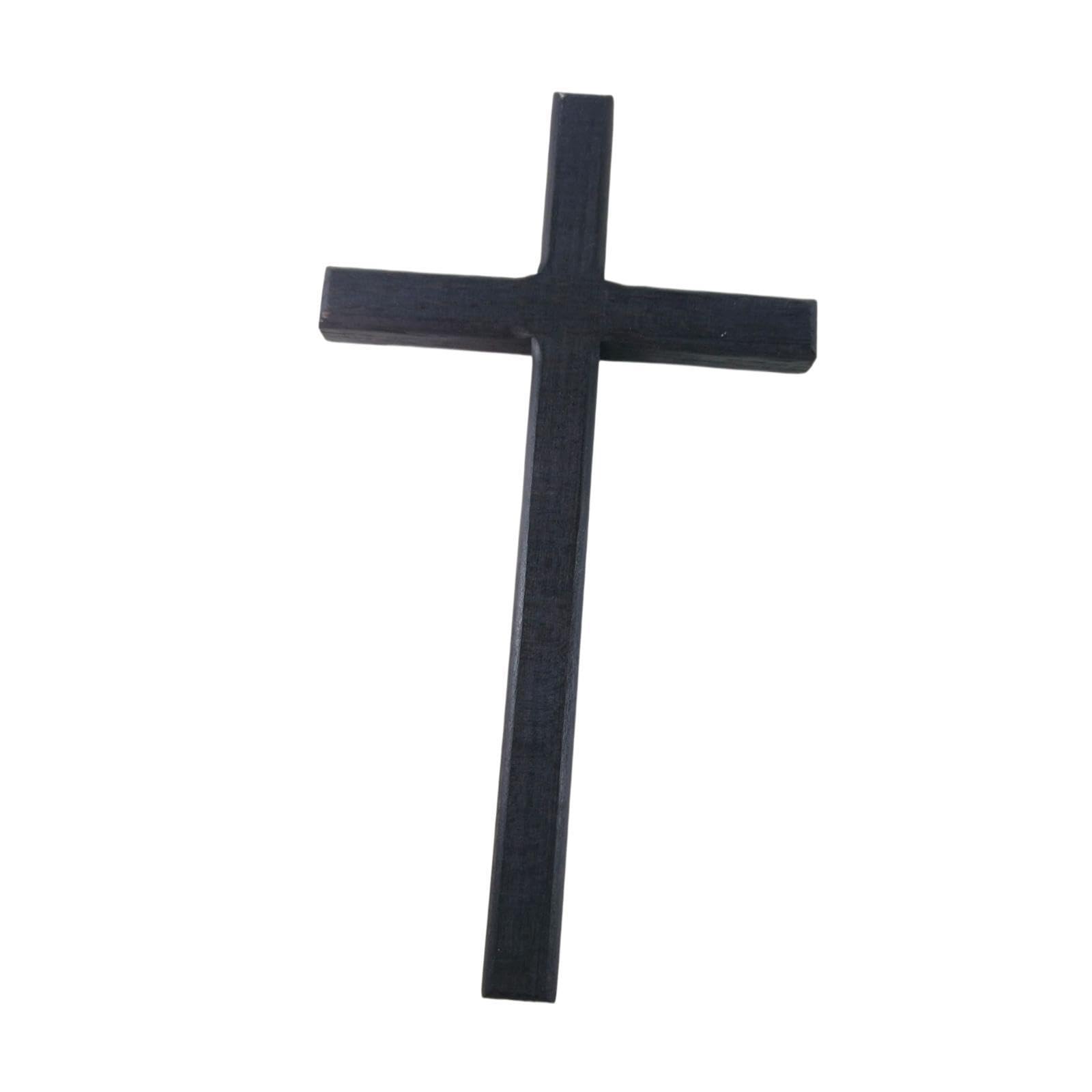 QIXCXAZ Handcrafted Wooden Cross Wall Art Meaningful Religious Statement Piece Enhancing Spiritual Atmosphere In Any Room Wall Cross Handmade Catholic Crosses Hanging