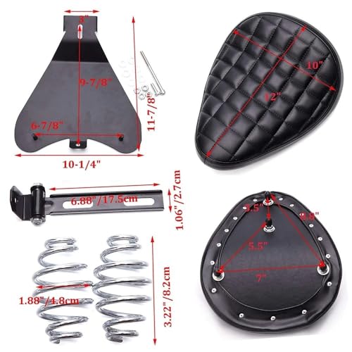 Asiento individual bobber que soluciona la postura de conducción 7
