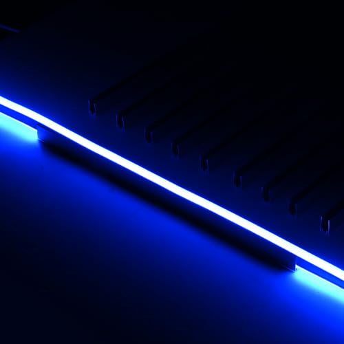 Image of Yescom 10Pack 1ft LED Aluminum Channel for 8mm BiLume RGBW Neon Rope Light | 30cm RGB Light Strip Mounting Track, Resists rust & corrosion, Heat dissipation, Ideal for commercial indoor outdoor DIY