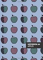 Algopix Similar Product 19 - Apples Notebook  A4 Winter Blue