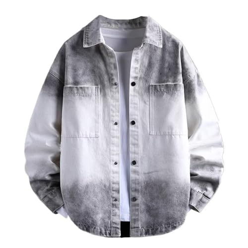 Blouson graffiti en jean homme idéal pour vos sorties décontractées et le style urbain