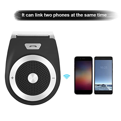 Annadue Altavoz portátil inalámbrico con Bluetooth, reducción de Ruido, Bluetooth para Coche, Manos Libres, Soporte para Dos teléfonos, Modo de Espera superlargo, para teléfono móvil