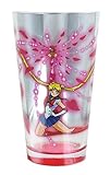 JUST FUNKY Sailor Moon 16oz Metallic Print Pint Glass