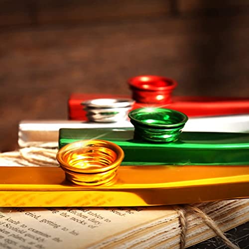 kuou Lot de 6 Kazoos en métal pour Enfants - Les Beatles, Paul McCartney, John Lennon, RIngo Starr, George Harrison kuou Lot de 6 Kazoos en métal pour Enfants – Image 6