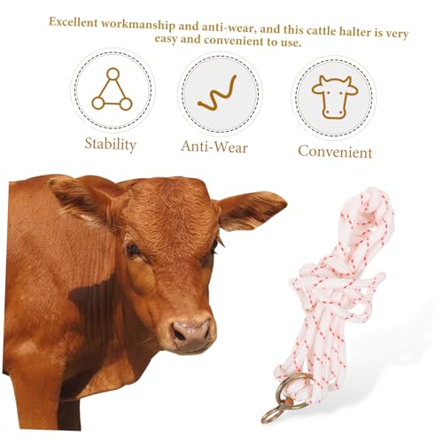 Cabestro para ganado cuerda ligera de tracción Yardwe resistente de nylon 6