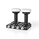 LNB - Quad Monoblock 6,0 ° - Ausgangsanschluss: 4X F-Connector - Rauschmaß Bereich: 0.85 dB - Konversionsgewinn: 52-67 dB - Schwarz - Astra+ / Hotbird