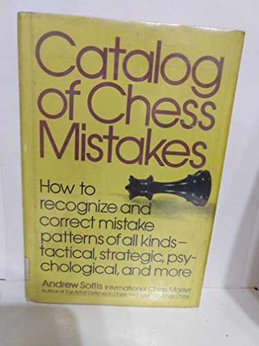 Catalog of Chess Mistakes 0679132503 Book Cover