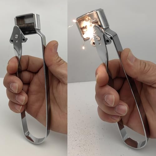 Image of VASTOOLS Triple Flint Torch Striker, Welding Tourch Spark Lighter, for Welding and Cutting, 8pcs Flint Replacements, for Welder